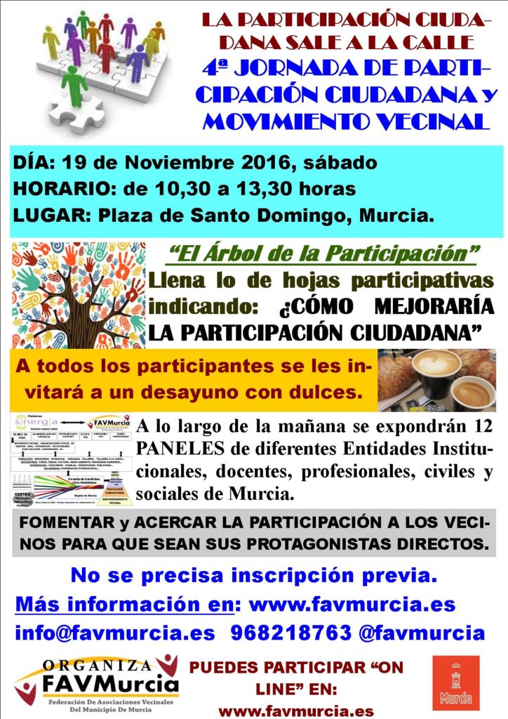 Cartel 4ª Jornada de Participación Ciudadana