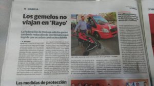 2017-02-01 La Verdad - Denuncia sobre carritos gemelares