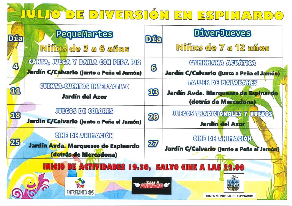 2017-06-28 Cartel Julio de Diversión en Espinardo 2017