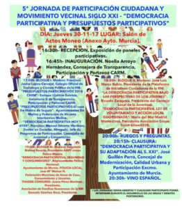 2017-11-30 5ª Jornada Participación Ciudadana 
