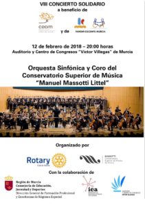 VIII CONCIERTO SOLIDARIO a beneficio de CEOM y de FAMDIF