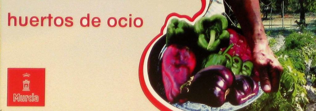Cartel Huertos de Ocio - Ayuntamiento de Murcia