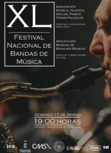 Cartel XL Festival nacional de bandas de música