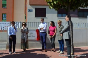 2018-10-06 Inauguración calle Aurora Saura