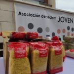2020-10-23 Pequeña muestra de los 500kg de productos donados por la Asociación de Vecinos de Joven Futura a Cáritas parroquial de Espinardo
