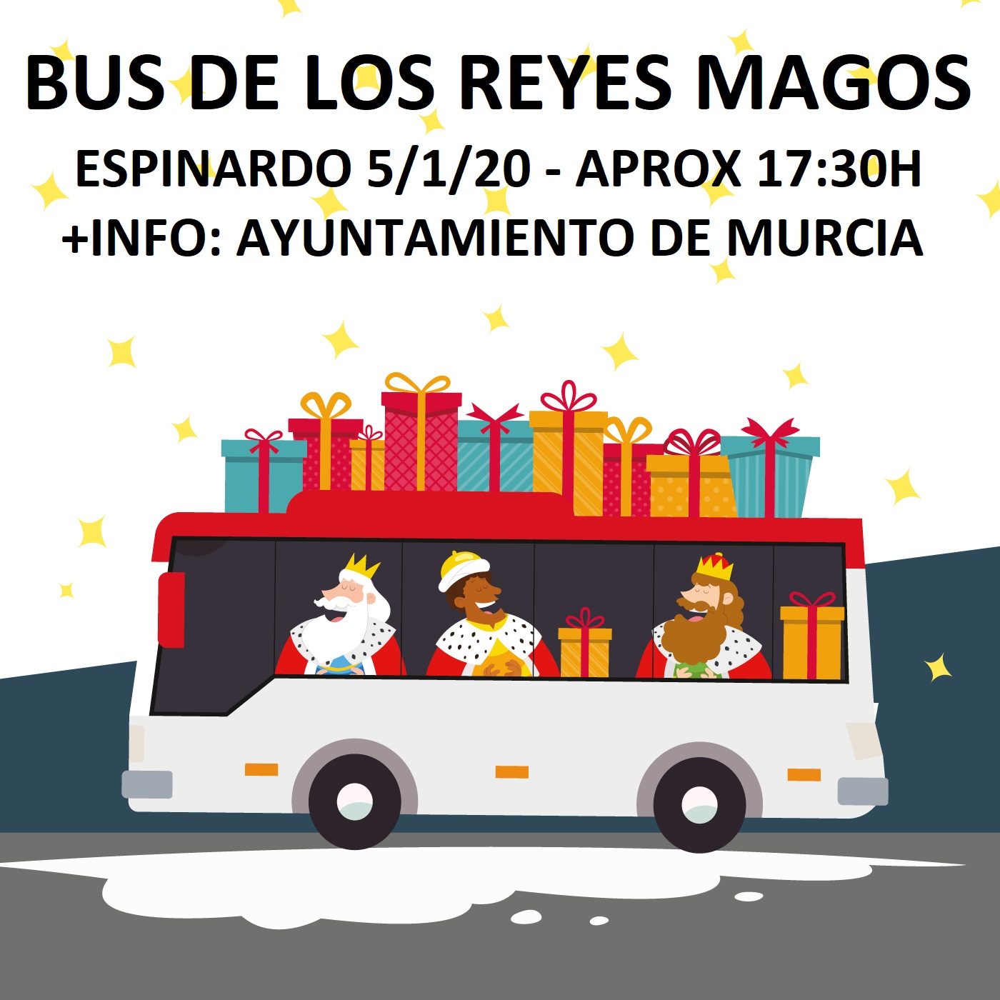 Bus Reyes Magos Murcia Espinardo 2021