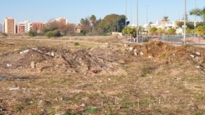 2021-01-29 Solares con enseres sin retirar junto zona rambla Espinardo en Avenida Joven Futura