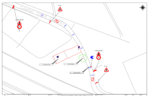 2021-06-30 Croquis señalización refuerzo en Carril Torre Falcón junto a Joven Futura