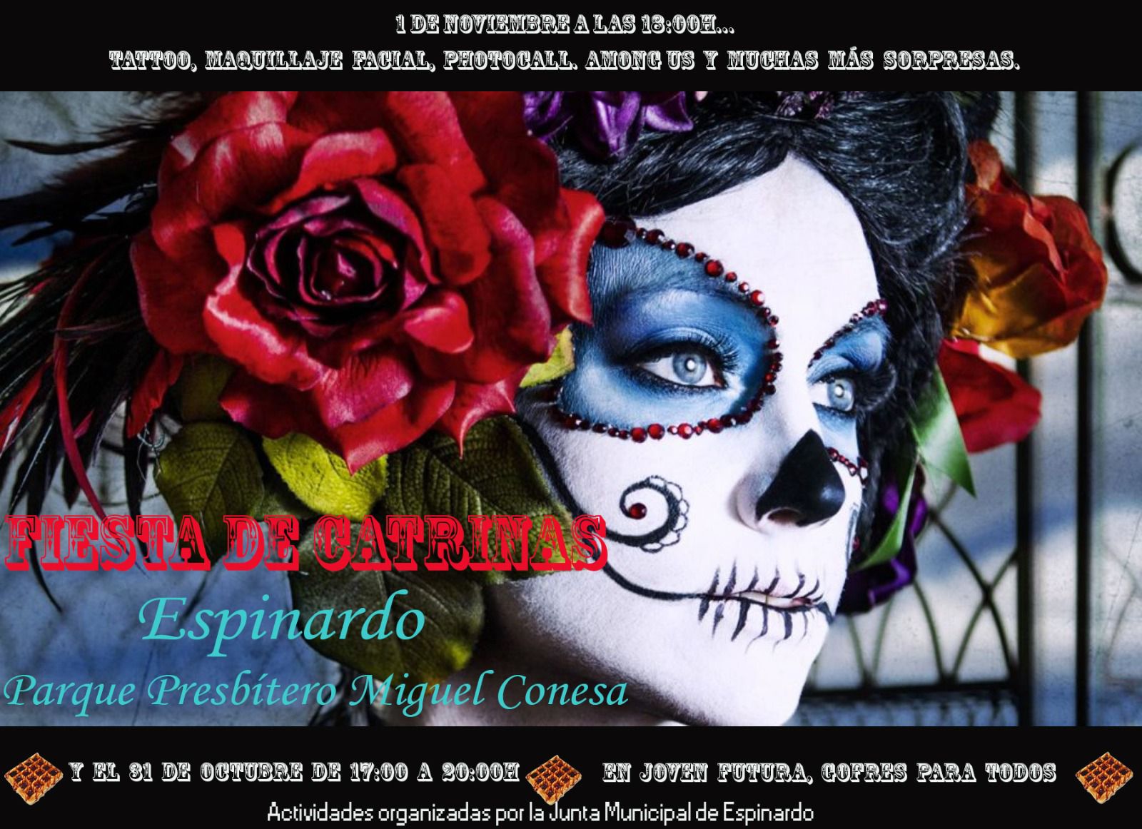 2021-11-01 Cartel fiesta Katrina - Halloween en Espinardo
