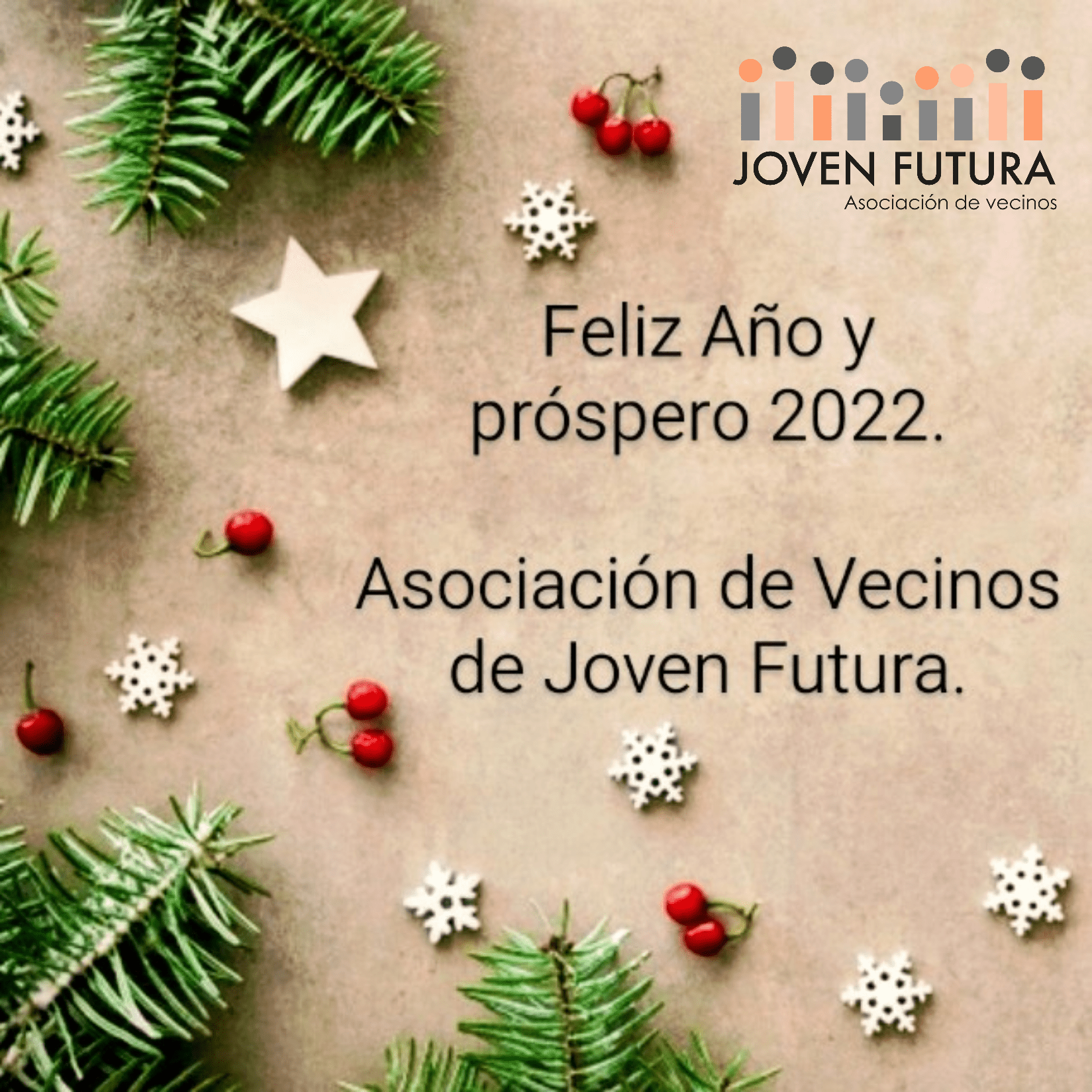 2021-12-31 Feliz 2022 Asociación de Vecinos de Joven Futura