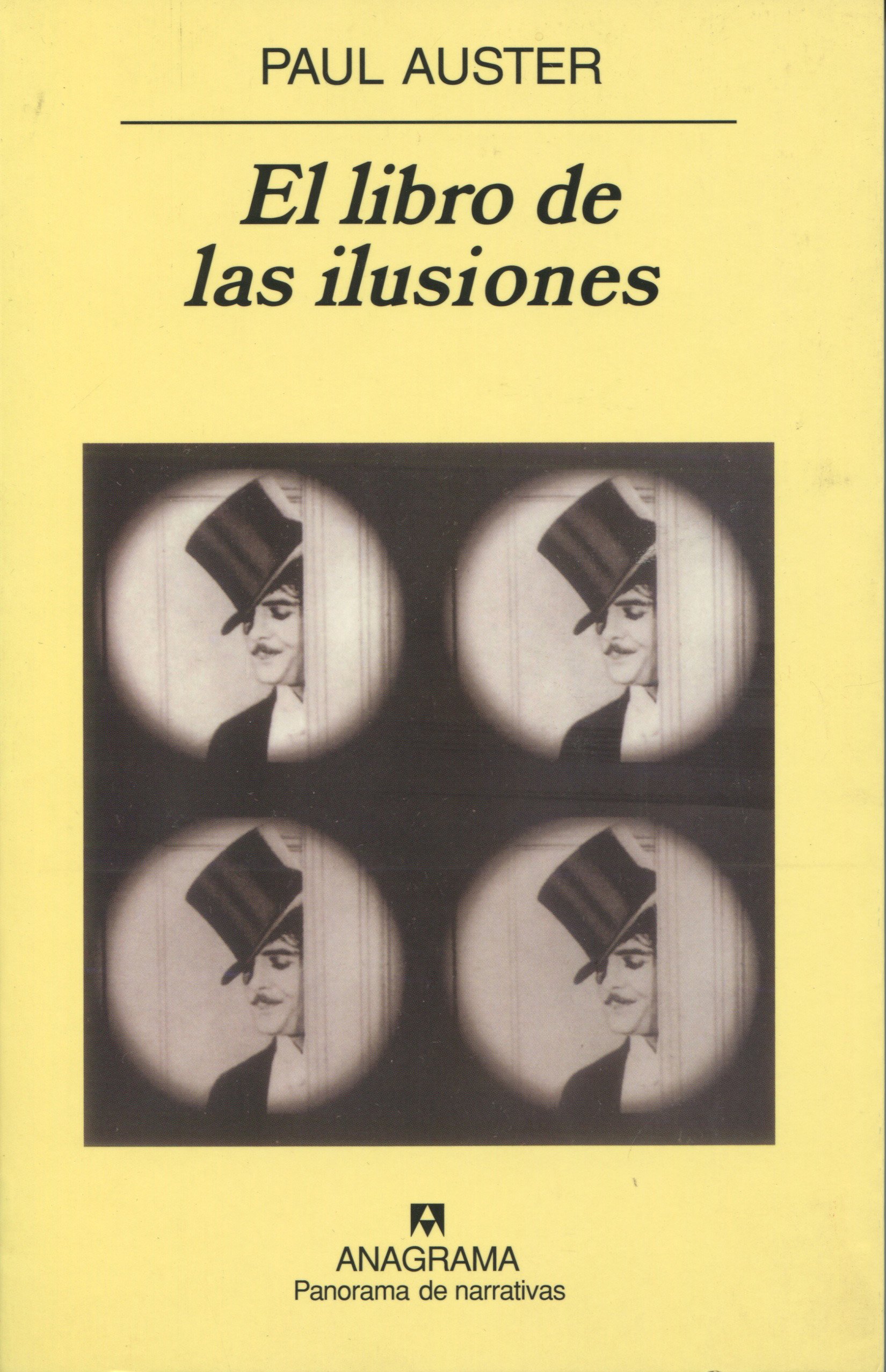 Portada El Libro de las Ilusiones de Paul Auster - Club de Lectura de Joven Futura