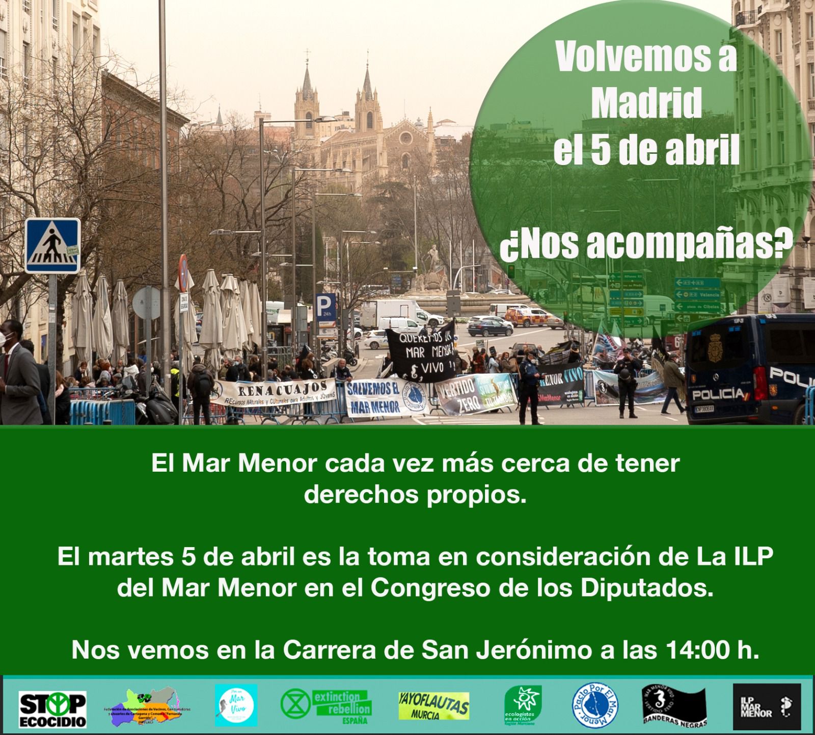 2022-04-05 Viaje a Madrid votación congreso ILPMarMenor