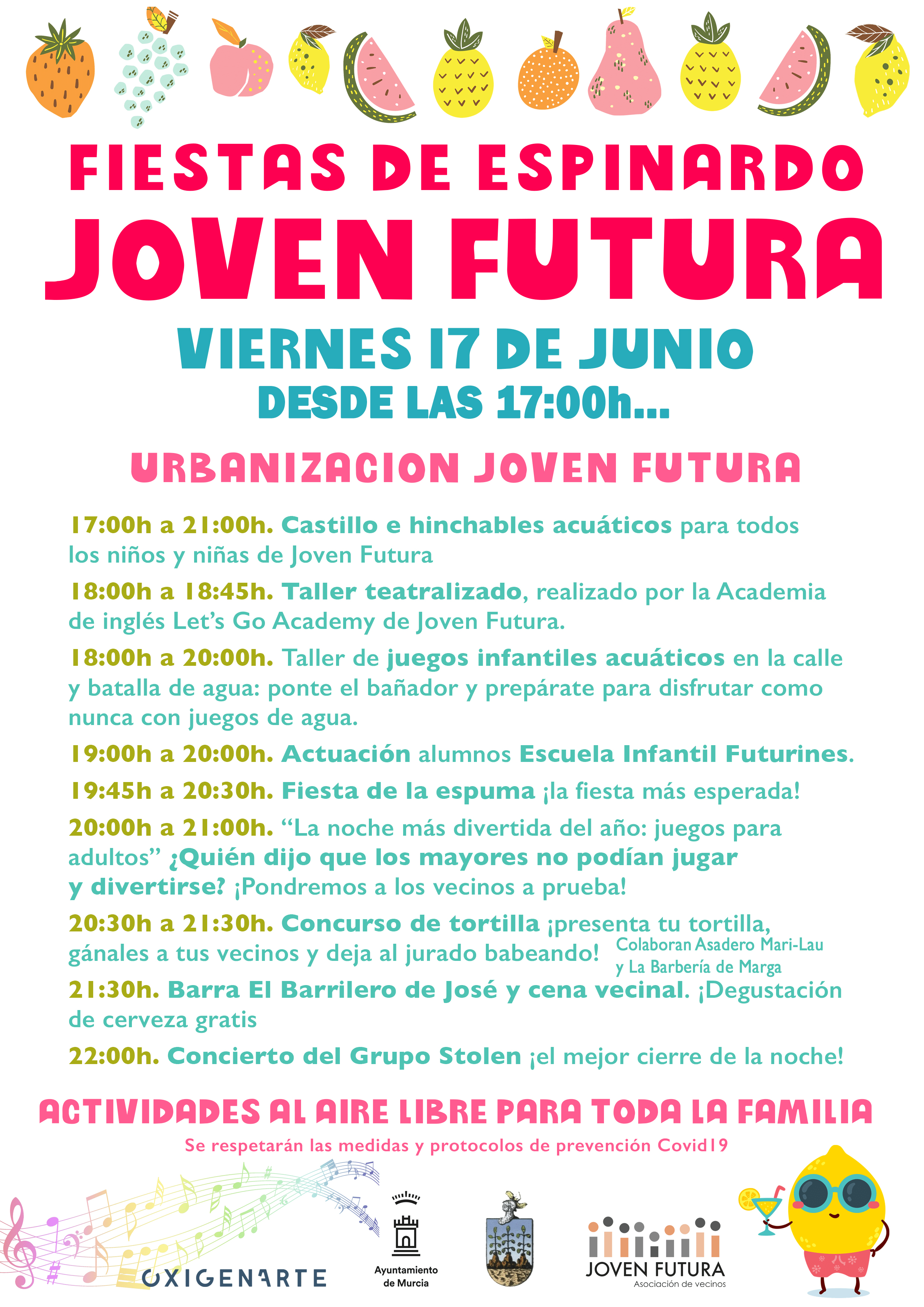 Cartel Fiestas 2022 - Joven Futura Espinardo