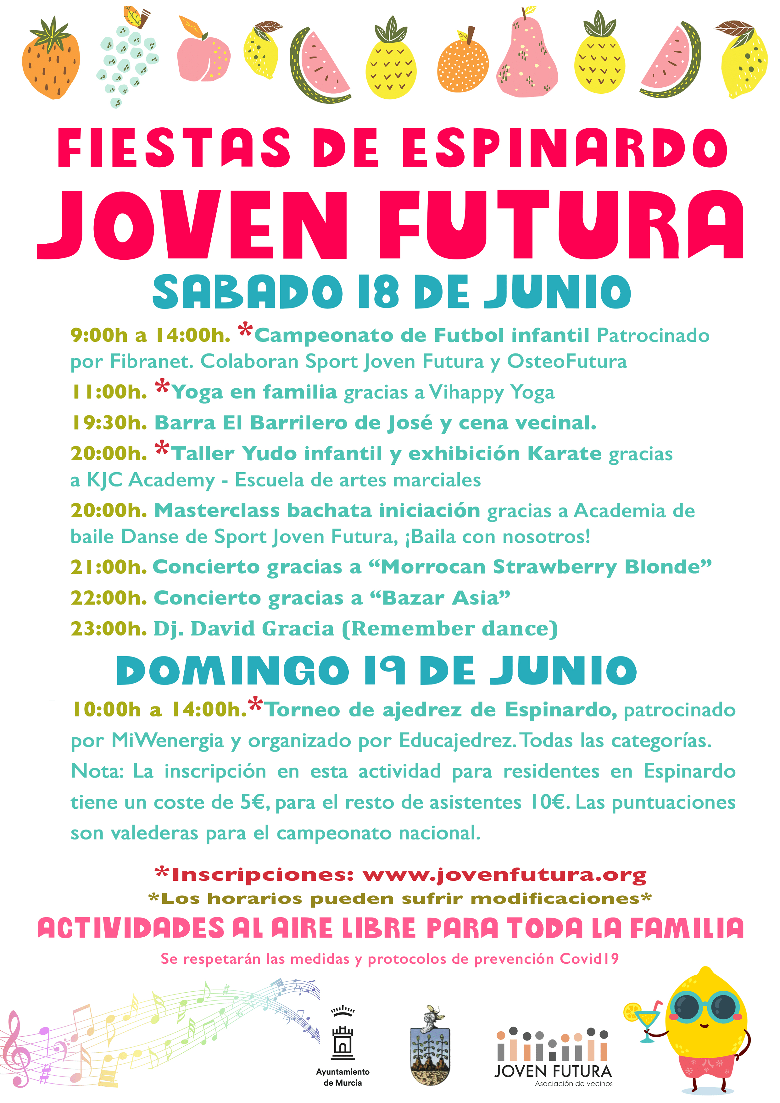 Cartel Fiestas 2022 - Joven Futura Espinardo