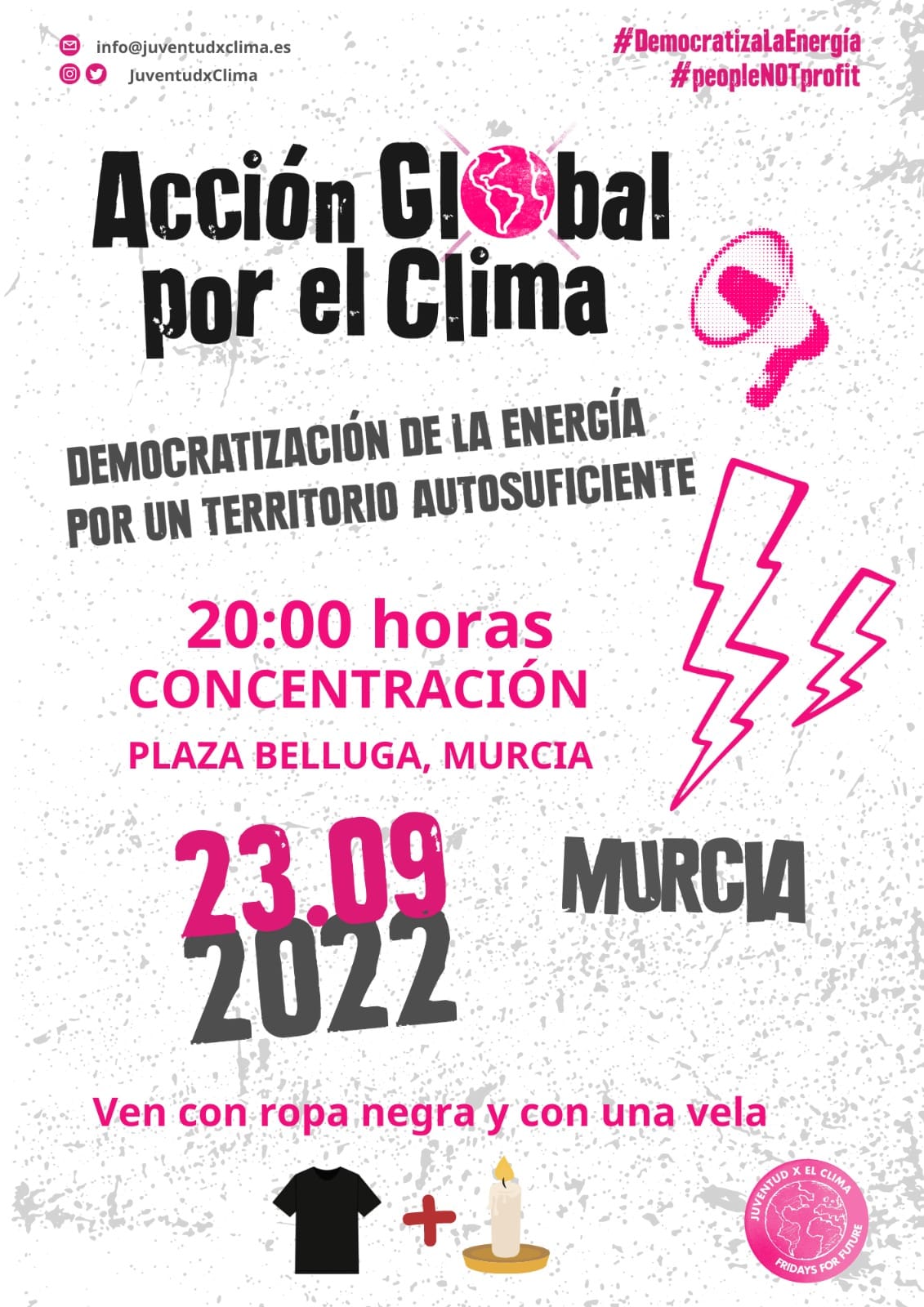 2022-09-23 Concentración Acción global por el Clima - Murcia