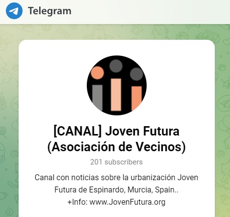 2022-09-20 Sigue a Joven Futura en Telegram