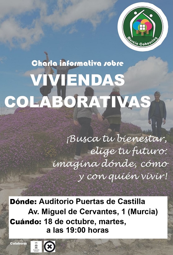 2022-10-18 Cartel Viviendas Colaborativas - Reunión Puertas de Castilla