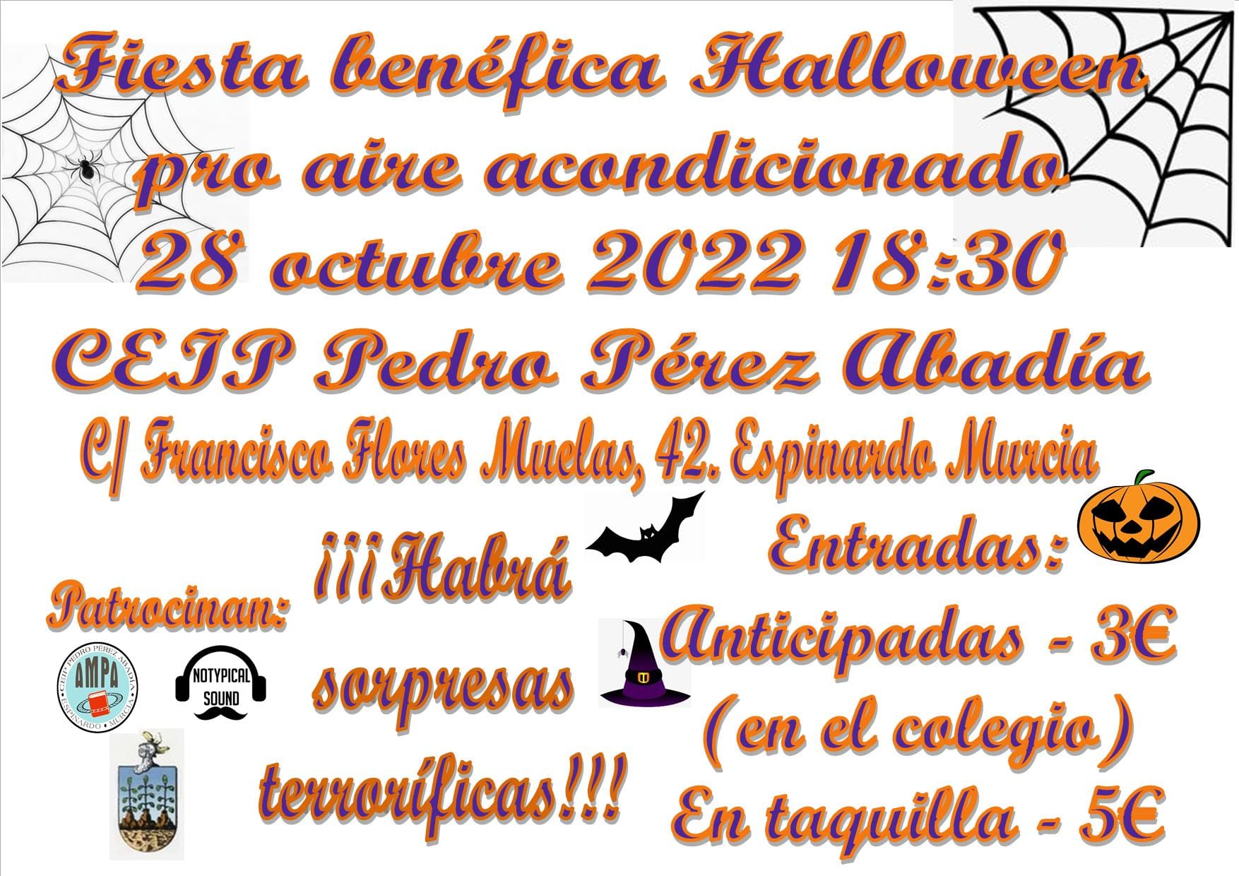 2022-10-28 Fiesta benéfica Halloween en CEIP Pedro Pérez Abadía