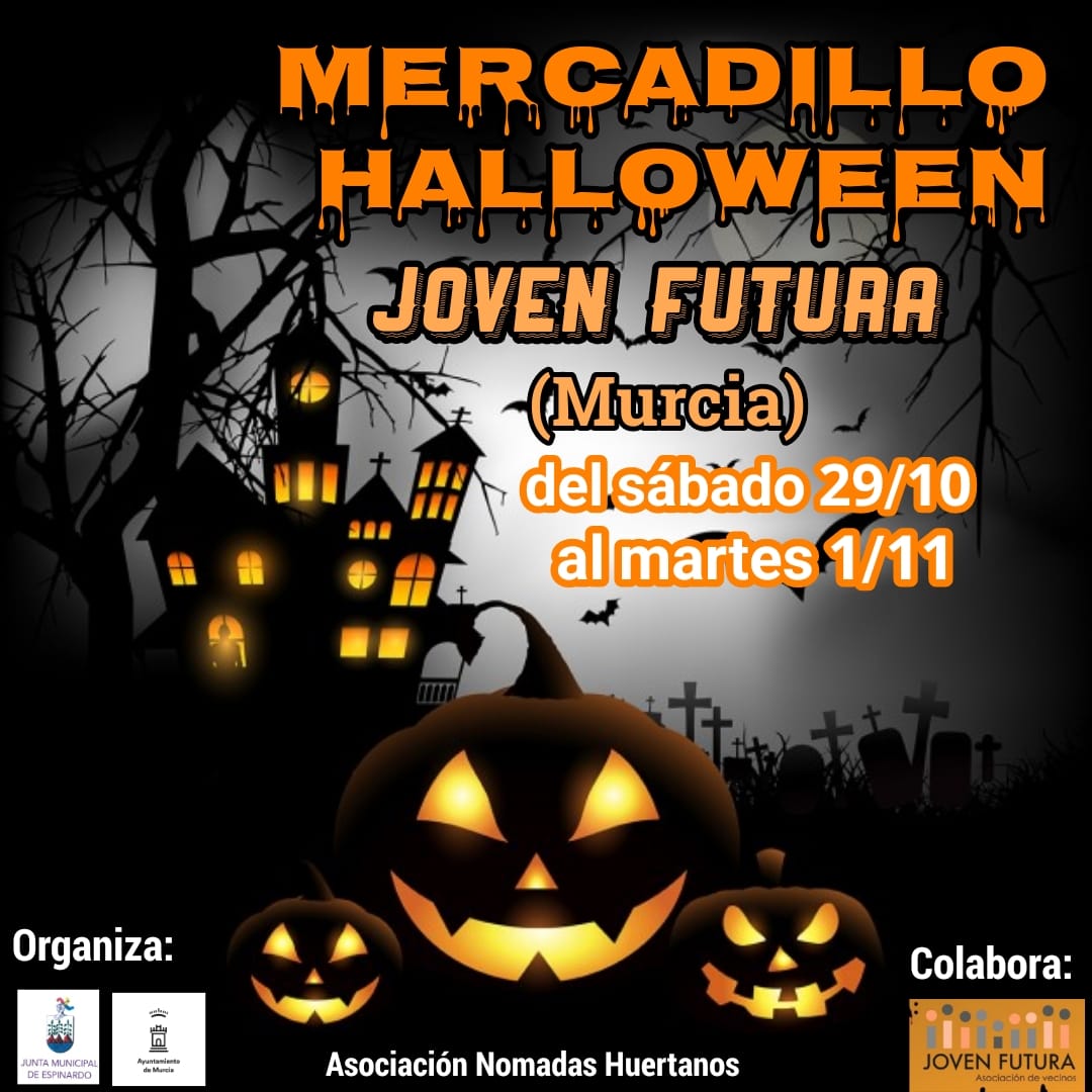 2022-10-29 Cartel Primer Mercadillo Halloween en Joven Futura