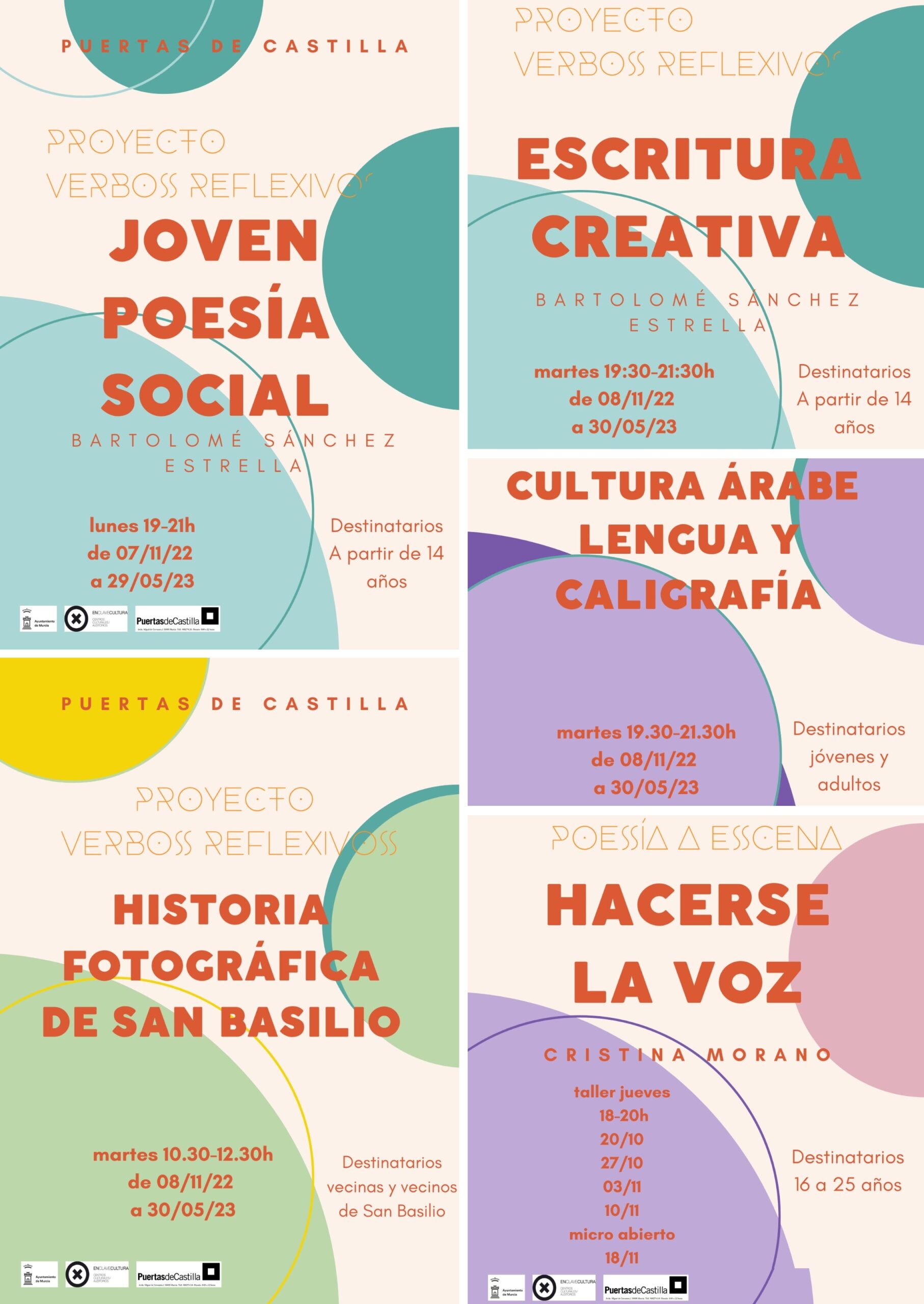 2022-11-07 Proyecto Verboss Reflexivos - Centro Cultural Puertas de Castilla