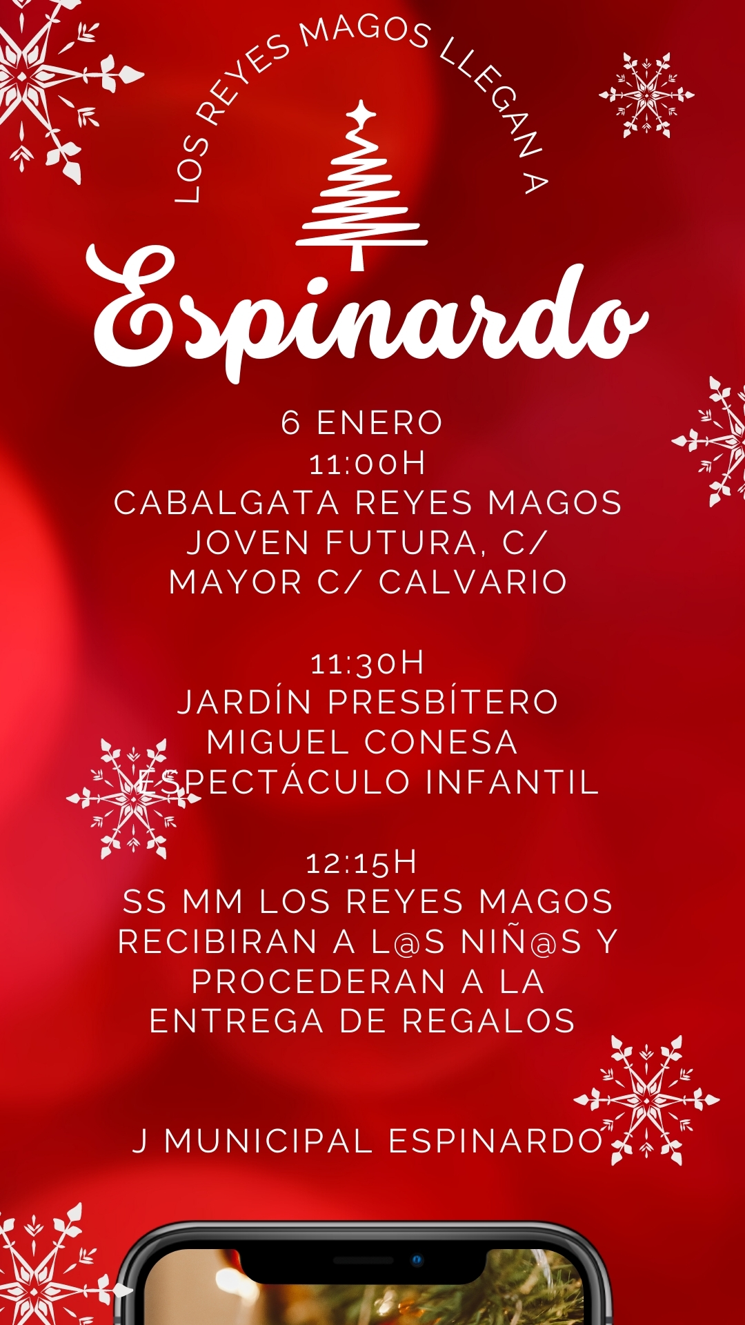 2023-01-06 Cabalgata Reyes Magos, espectáculo y entrega de regalos en Espinardo