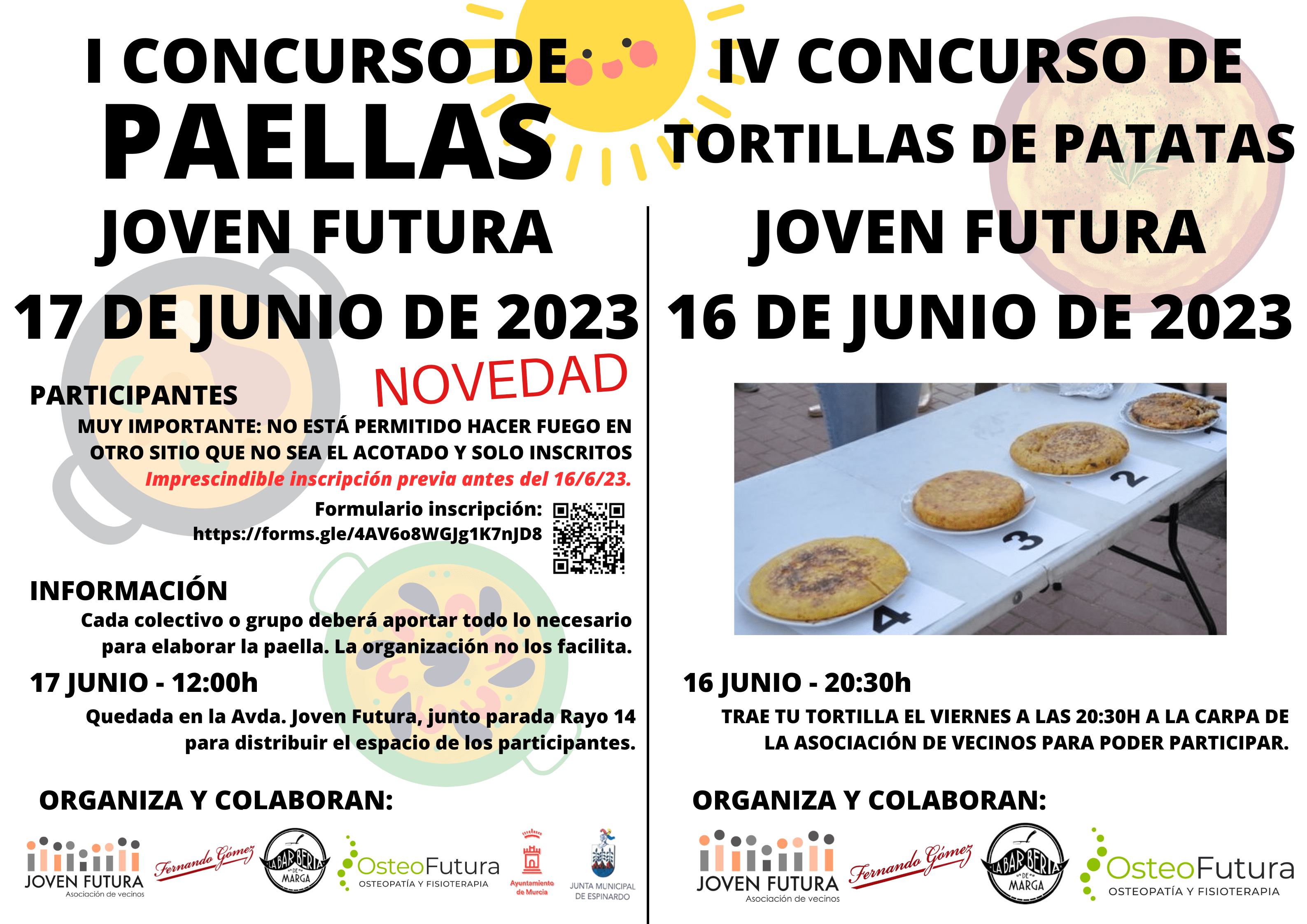 CARTEL CONCURSOS JOVEN FUTURA 2023 - 16 Y 17 JUNIO
