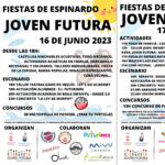 CARTEL FIESTAS JOVEN FUTURA 2023 - 16 Y 17 JUNIO