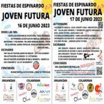 CARTEL FIESTAS JOVEN FUTURA 2023 - 16 Y 17 JUNIO - cuadrado