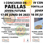 Carteles concursos Paella y Tortillas 2023 Joven Futura