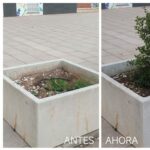 2023-10-20 Reposición plantas en maceteros de Joven Futura